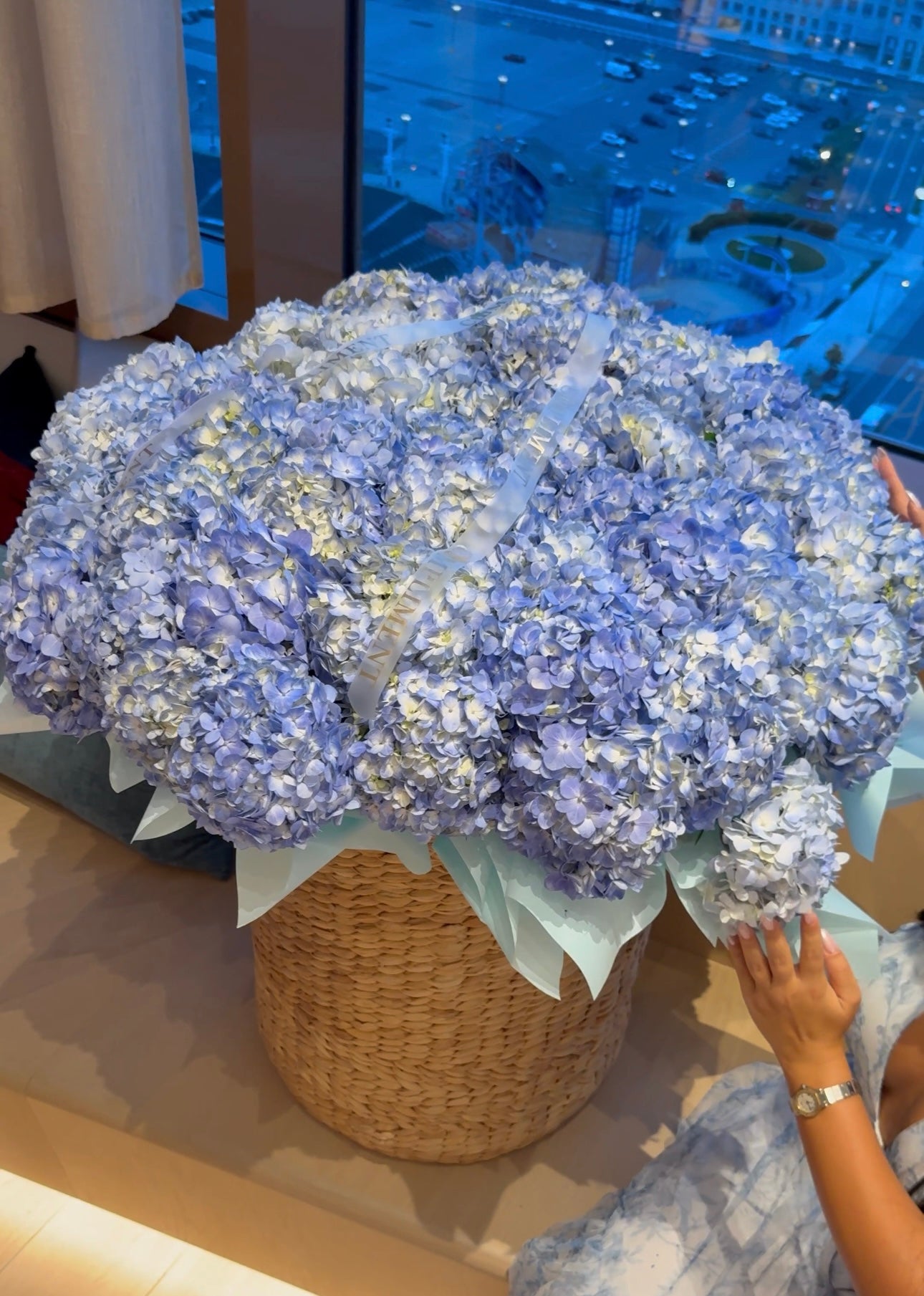 XXL/ BLUE HYDRANGEAS