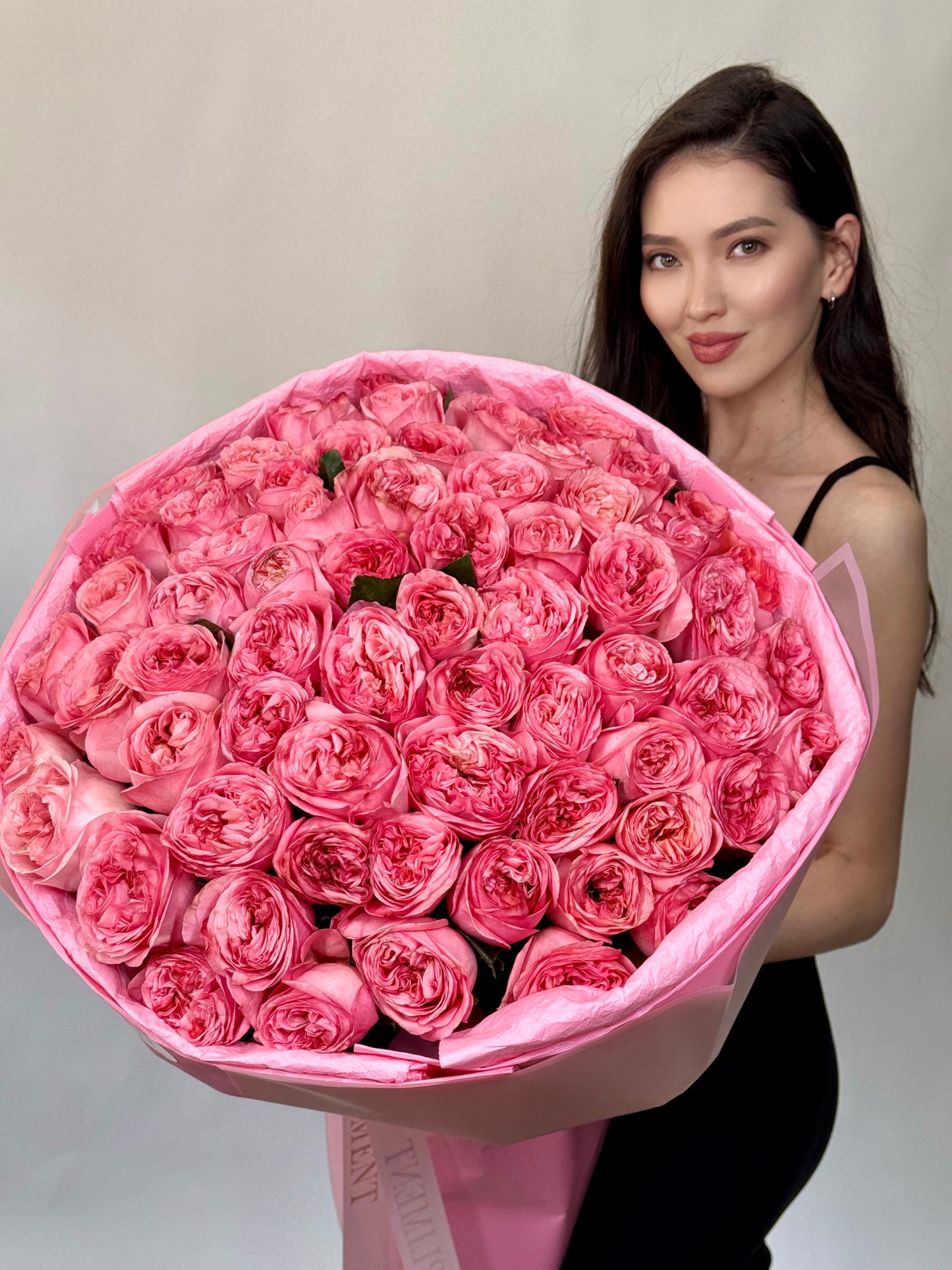 75 PINK PEONY ROSES