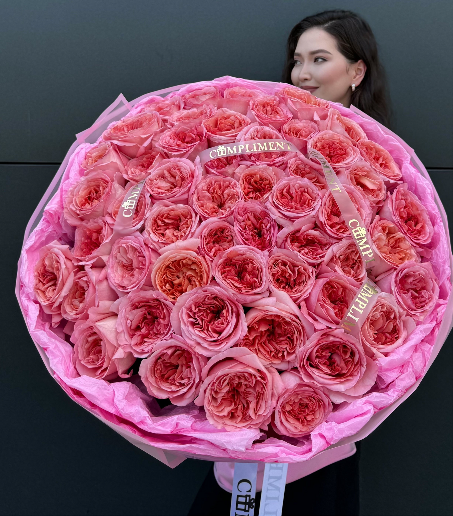 51 PINK PEONY ROSES