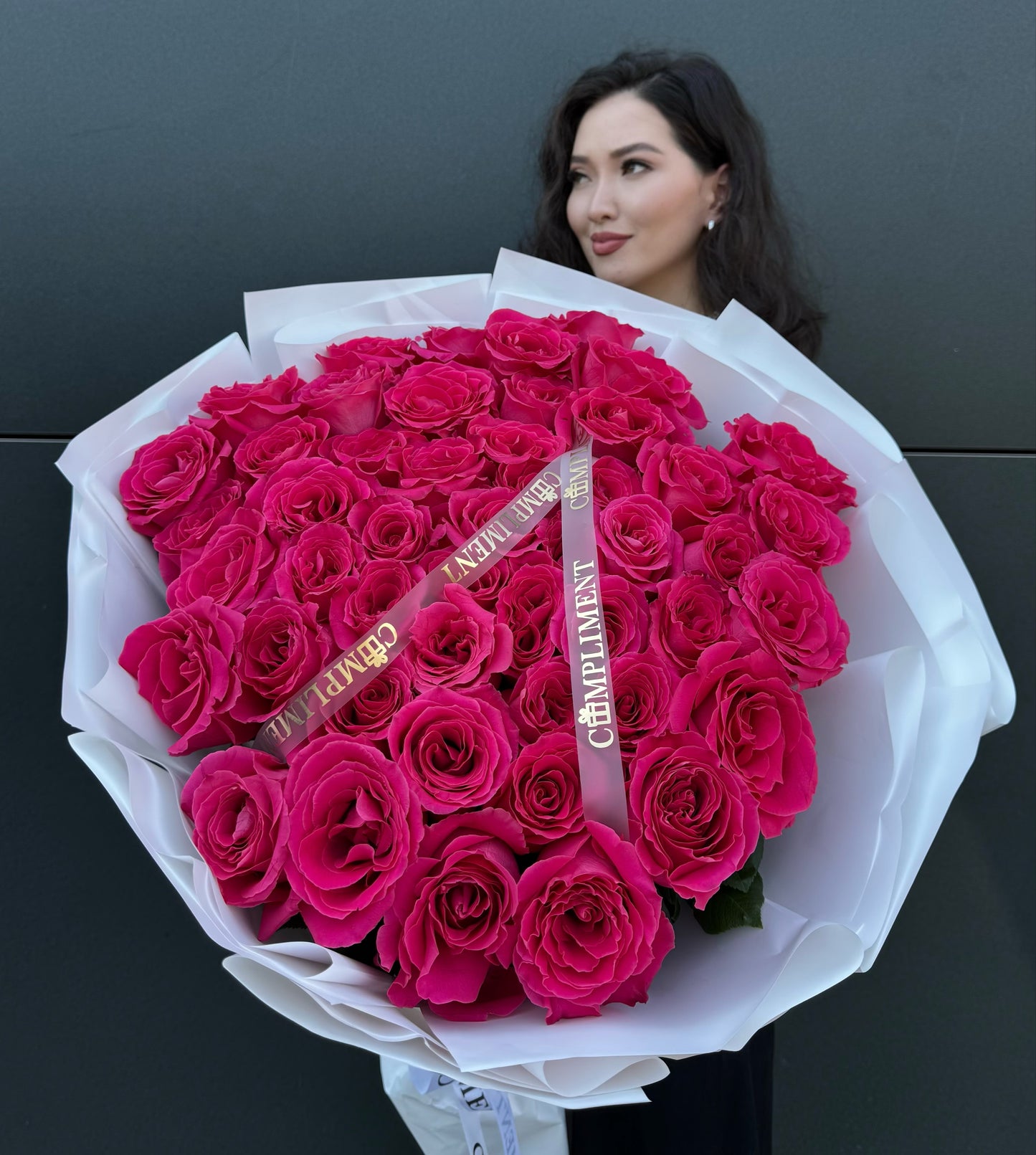 51 HOT PINK ROSES
