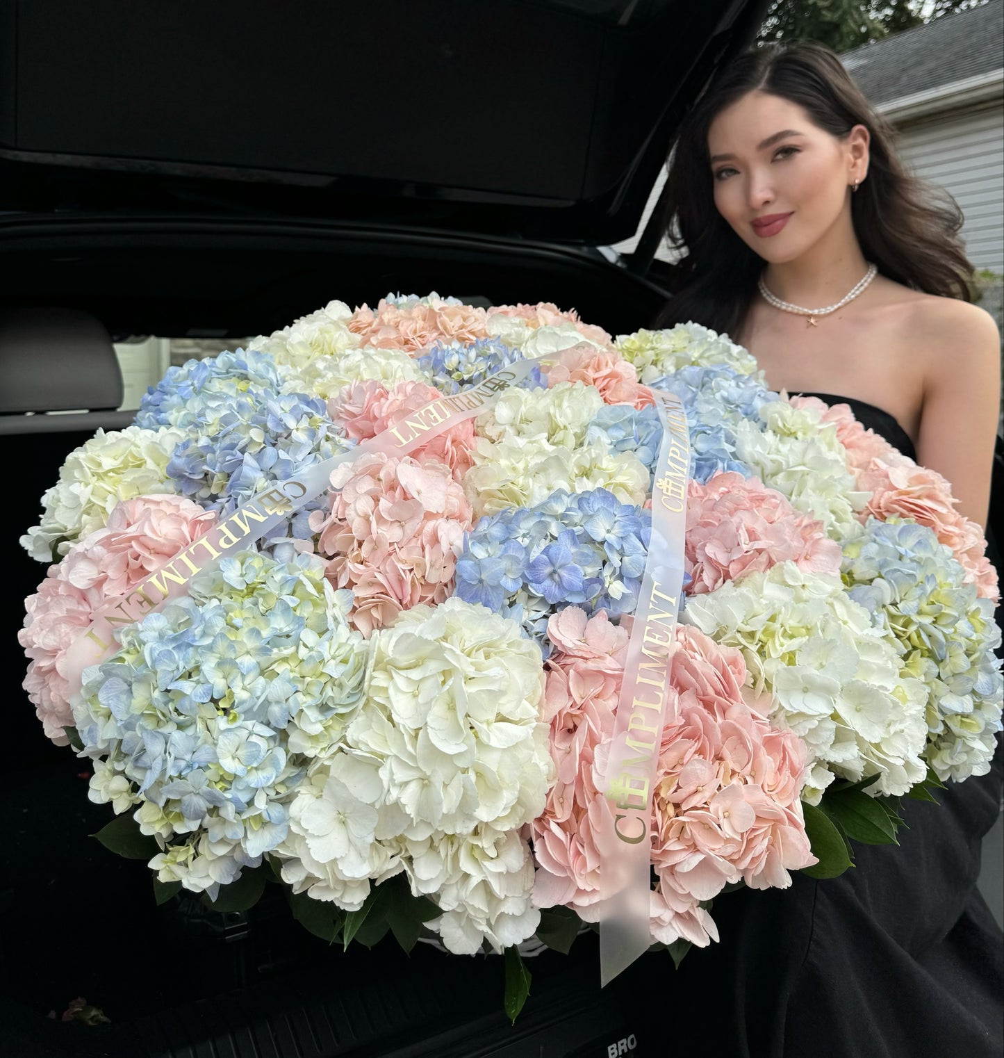BASKET/L HYDRANGEAS MIX