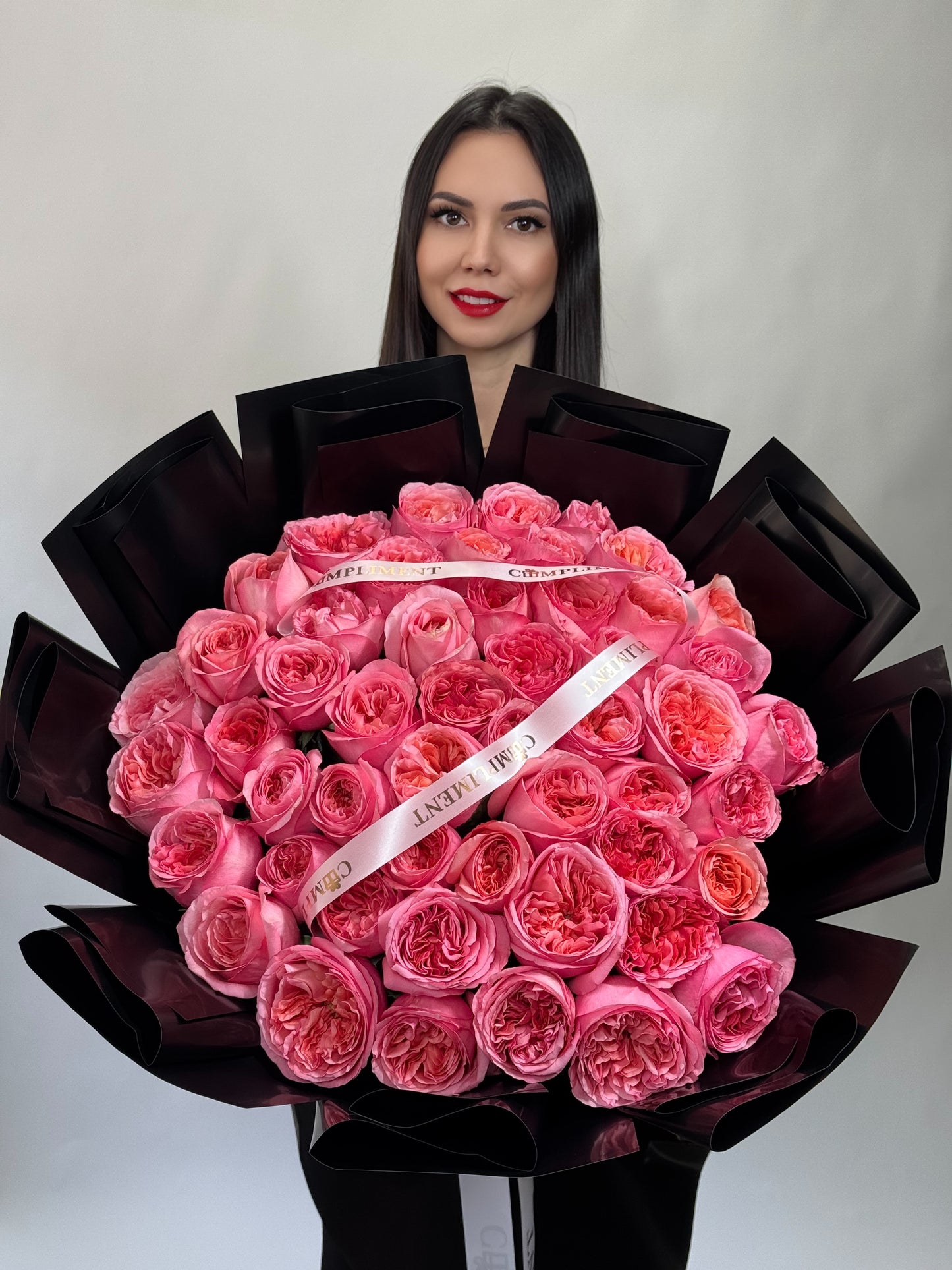 51 PINK PEONY ROSES