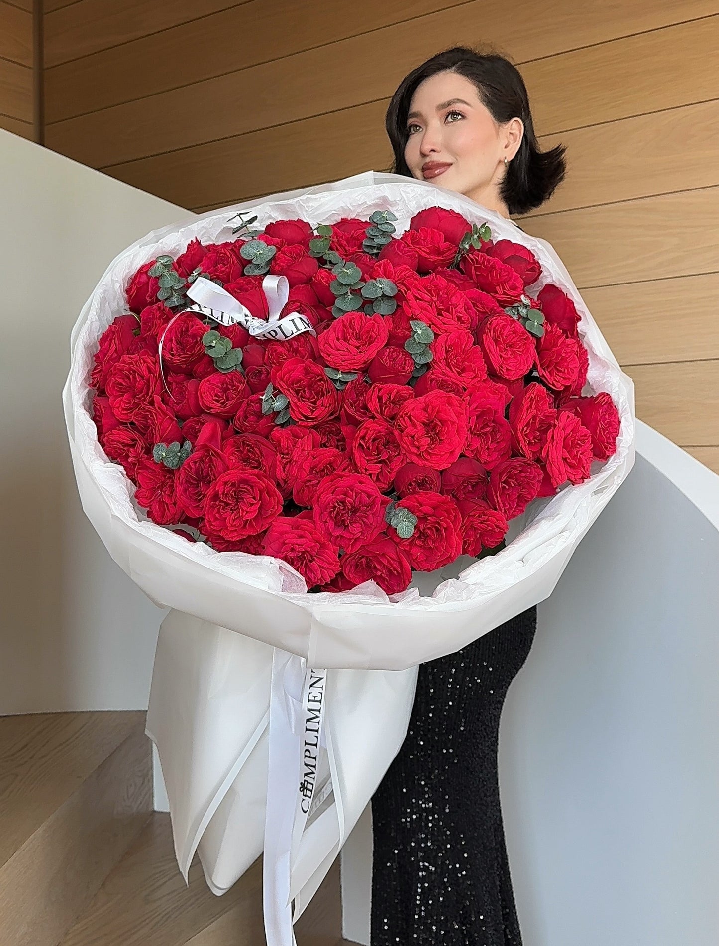 XL/RED PEONY SPRAY