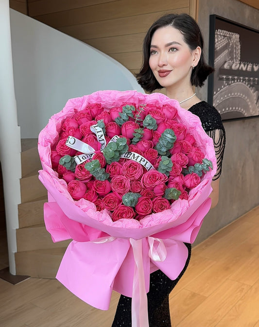 PEONY SPRAY ROSES/ M