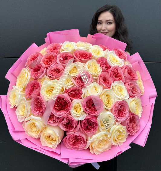 51 PEONY ROSES MIX