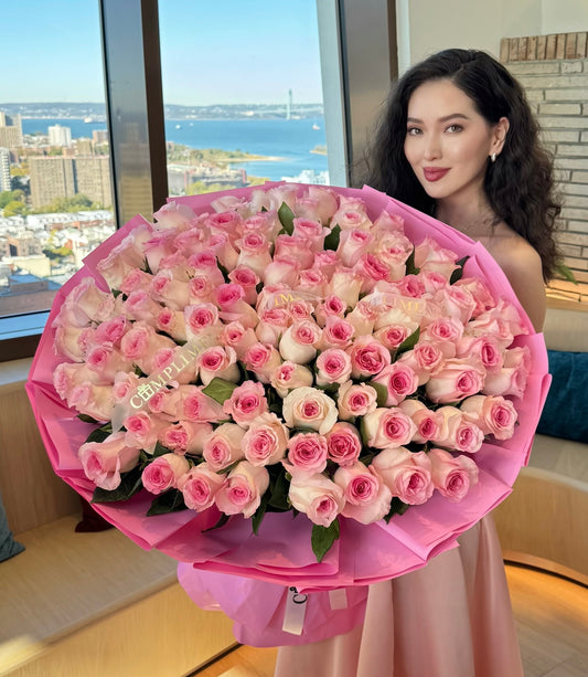 100 ROSES PINK