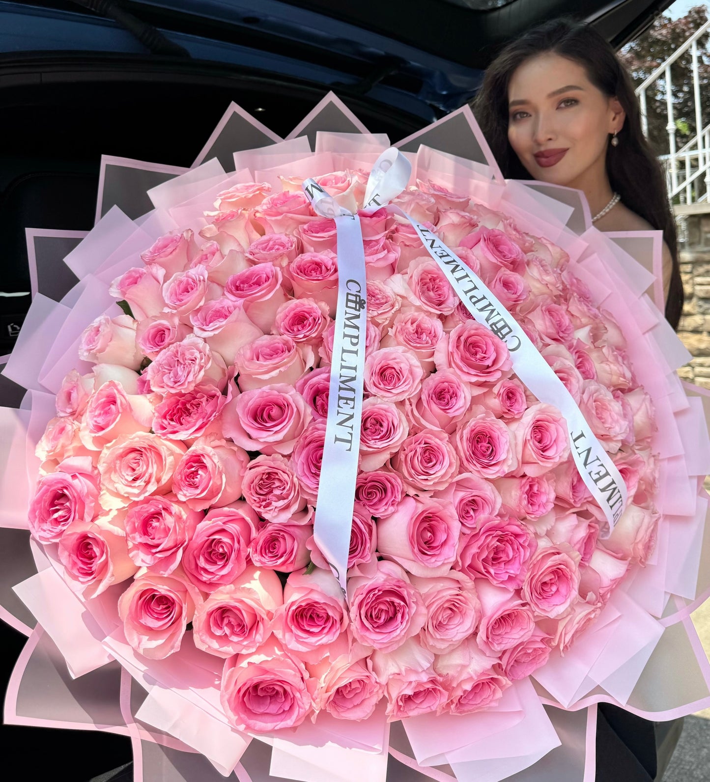 101 PINK ROSES