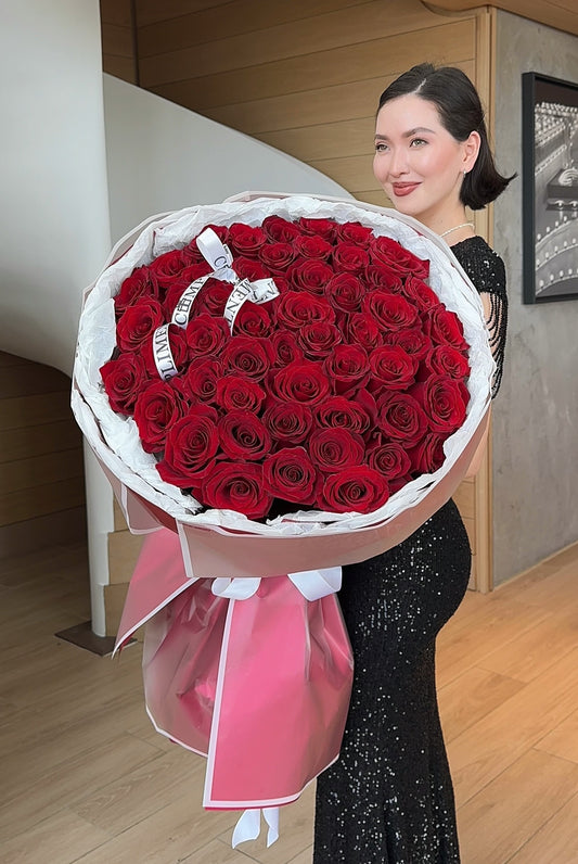 51 RED ROSES