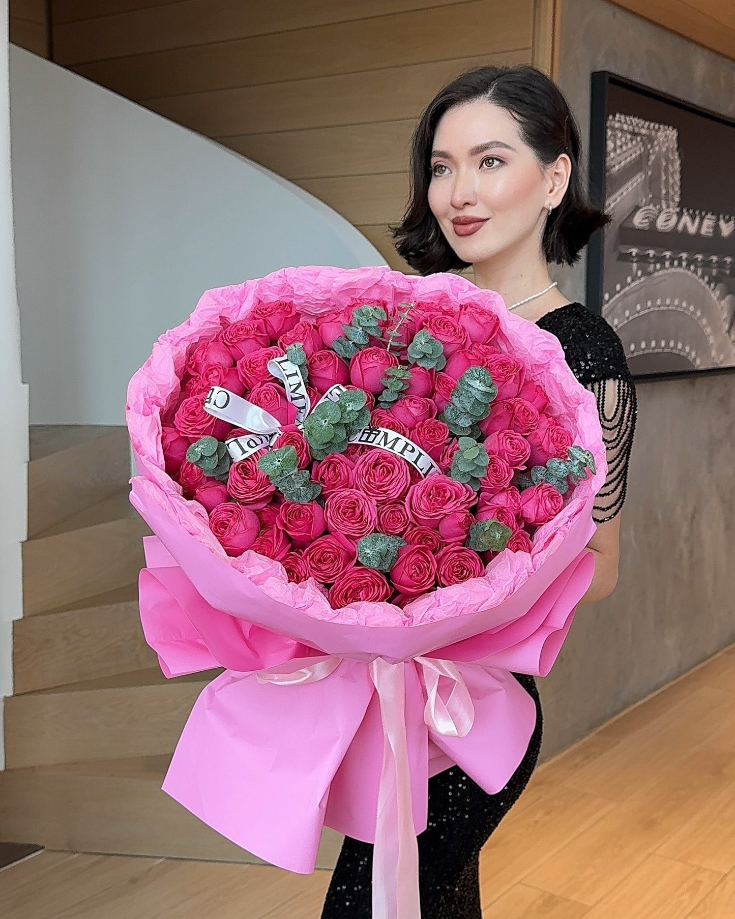 PEONY SPRAY ROSES/ M