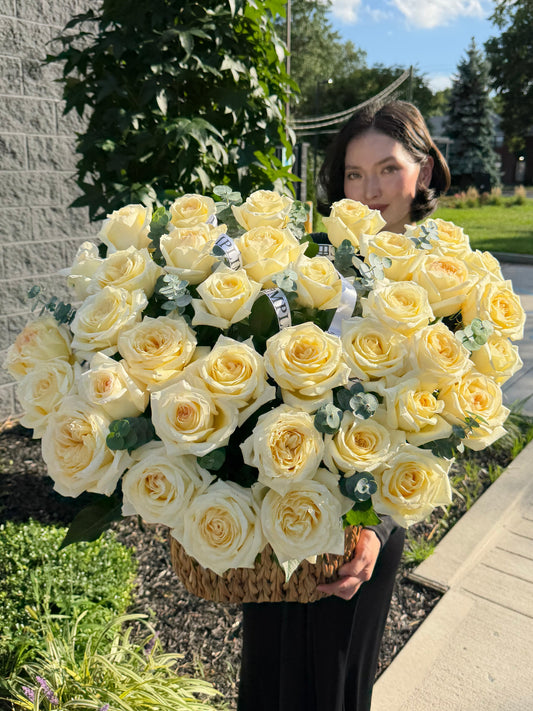 50 CANDLE ROSES/ M