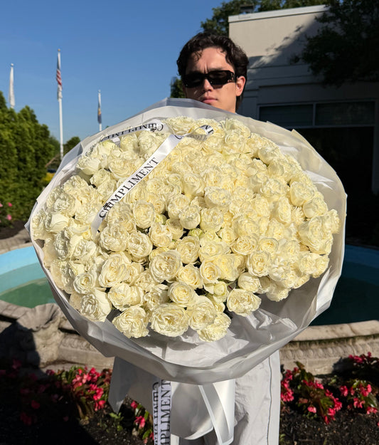 XL/ WHITE PEONY SPRAY