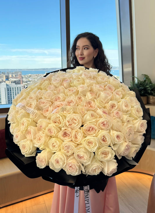 200 ROSES PEONY WHITE
