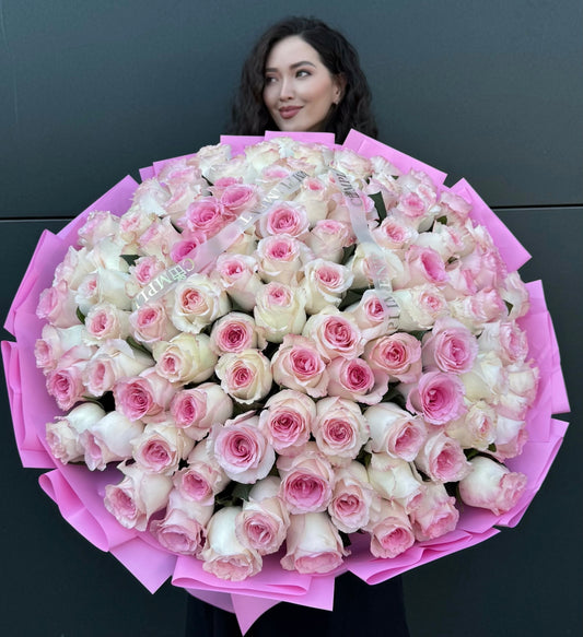 100 ROSES PINK