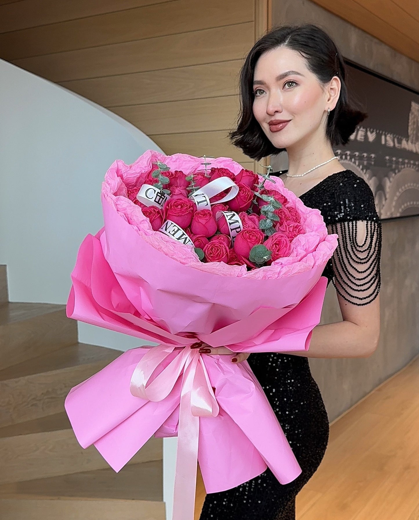 PEONY SPRAY ROSES/ S