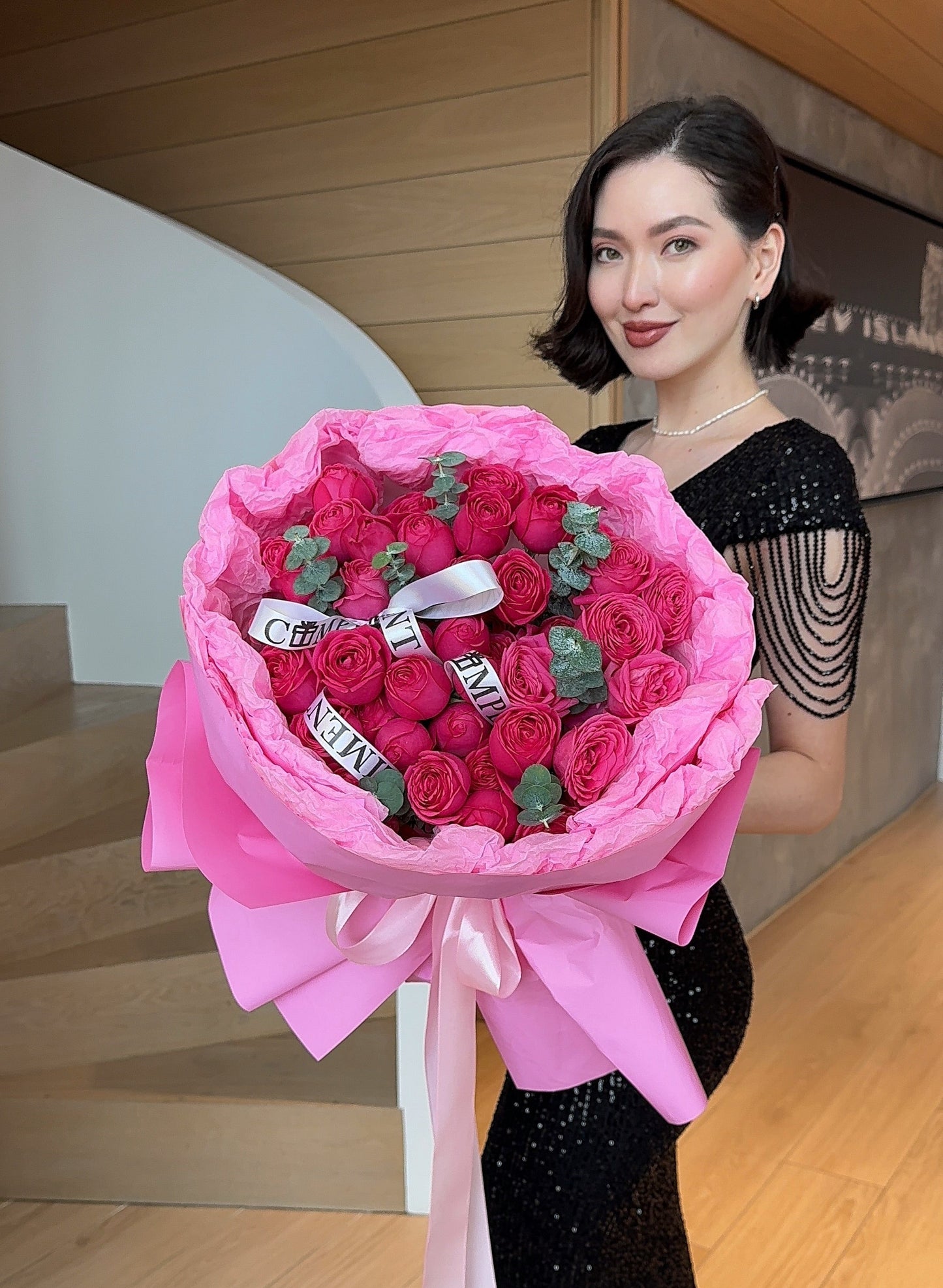 PEONY SPRAY ROSES/ S