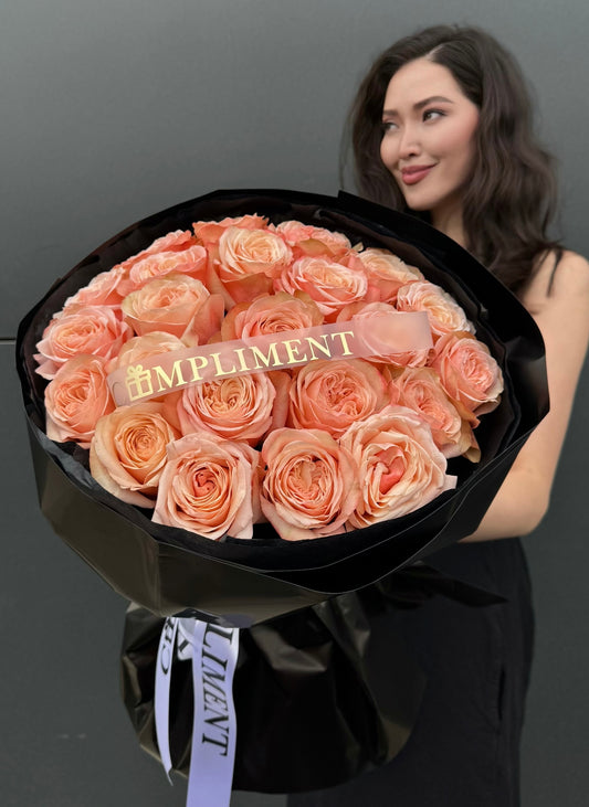 25 ROSES ORANGE GARDEN
