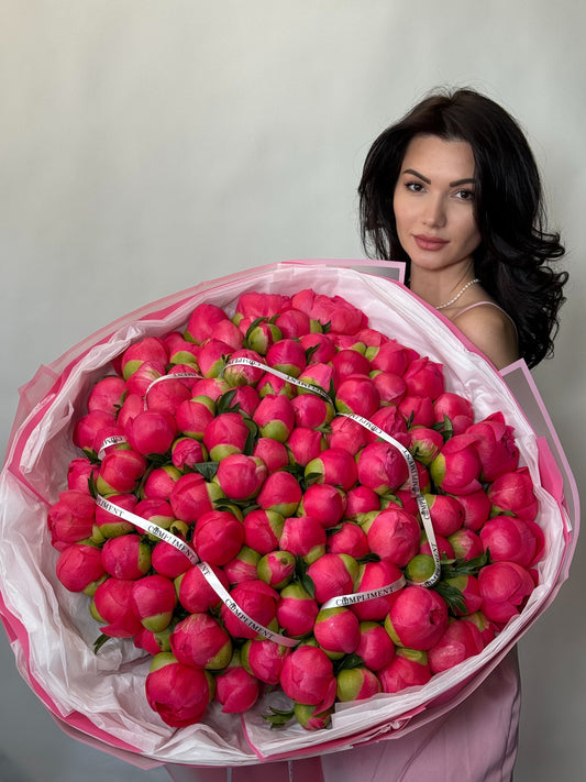 101 PEONIES/ CORAL CHARM